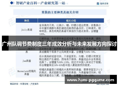 广州队调节费制度三年成效分析与未来发展方向探讨